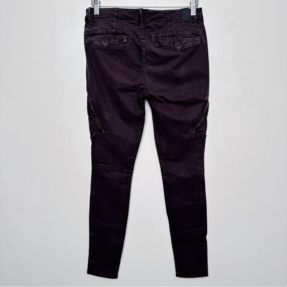 Vince Womens 26 Slim Cargo Mulberry Pant - Picture 16 of 16